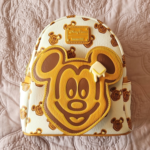 Loungefly Bags Mickey Mouse Waffle Loungefly Mini Backpack Poshmark